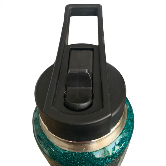 Hogg 32 oz straw water bottle with glitter wrap - Picture 2 of 4